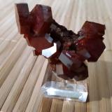 Vanadinite<br />Coud'a, Mibladen mining district, Mibladen, Midelt, Midelt Province, Drâa-Tafilalet Region, Morocco<br />3.6 x 3.0 x 2.0 cm<br /> (Author: Casimir Sarisky)