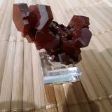 Vanadinite<br />Coud'a, Mibladen mining district, Mibladen, Midelt, Midelt Province, Drâa-Tafilalet Region, Morocco<br />3.6 x 3.0 x 2.0 cm<br /> (Author: Casimir Sarisky)