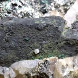 Polybasite, Cerussite, MalachiteMontevecchio Mines, Arbus, Medio Campidano Province, Sardinia/Sardegna, Italy80 x 60 mm (Author: Sante Celiberti)