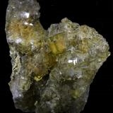 Fluorita.<br />Mina Matagalls (Minas de Sant Marçal), Sant Marçal, Viladrau, Comarca Osona, Gerona / Girona, Cataluña / Catalunya, España<br />43x37 mm.<br /> (Autor: Jesus Franquesa Baucells)