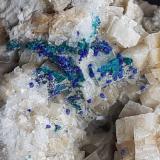 Azurite, Malachite, Dolomite<br />Ringenwechsel Mining District, Troi, District Schwaz, Inn Valley, North Tyrol, Tyrol/Tirol, Austria<br />4,5 x 3 cm<br /> (Author: Volkmar Stingl)