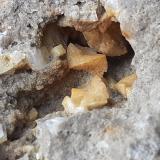 Dolomite<br />Albvorlandtunnel, Wendlingen, Esslingen District, Stuttgart Region, Baden-Württemberg, Germany<br />5 x 4,5 cm<br /> (Author: Volkmar Stingl)