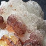 Fluorite, Quartz<br />Road cut, Hongling, Wuyishan, Nanping Prefecture, Fujian Province, China<br />4 x 3,5 cm<br /> (Author: Volkmar Stingl)