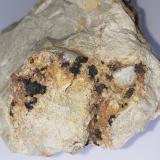 Descloizie, Dolomite, Smithsonite<br />Hochobir mining district, Hochobir Mountain, Eisenkappel-Vellach, Völkermarkt District, Carinthia/Kärnten, Austria<br />6 x 5 cm<br /> (Author: Volkmar Stingl)