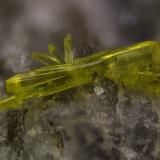 Haiweeite<br />Pasel adit, Radhausberg, Gastein Valley, St. Johann im Pongau, Hohe Tauern, Salzburg, Austria<br />FOV 1,1 mm<br /> (Author: Gerhard Brandstetter)