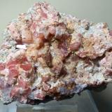 Rhodochrosite<br />Wutong Mine, Liubao, Cangwu, Wuzhou Prefecture, Guangxi Zhuang Autonomous Region, China<br />80 x 64 mm<br /> (Author: Sante Celiberti)