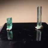 Beryl (variety Emerald)<br />Jos Plateau, Ropp District, Plateau State, Nigeria<br />19 x 4 mm (the biggest)<br /> (Author: Sante Celiberti)
