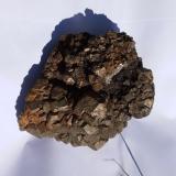 Pyrite<br />Rensselaer Quarry, Rensselaer, Marion Township, Jasper County, Indiana, USA<br />128 mm x 115 mm x 57 mm<br /> (Author: R Saunders)