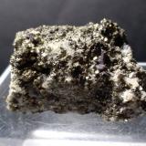 Proustite, Pyrite, Quartz<br />Uchucchacua Mine, Oyón Province, Lima Department, Peru<br />44 x 38 mm<br /> (Author: Sante Celiberti)