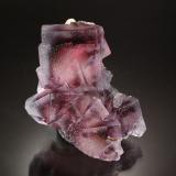 Fluorite<br />Yindu, Hexigten Banner (Kèshíkèténg Qí), Chifeng (Ulanhad), Inner Mongolia Autonomous Region, China<br />5.7 x 4.5 x 2.3 cm<br /> (Author: Michael Shaw)