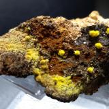 Mimetite<br />Plaka Mines, Plaka, Lavrion Mining District, Attikí (Attica) Prefecture, Greece<br />50 x 33 mm<br /> (Author: Sante Celiberti)