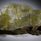 Fluorita.<br />Mina Matagalls (Minas de Sant Marçal), Sant Marçal, Viladrau, Comarca Osona, Gerona / Girona, Cataluña / Catalunya, España<br />96x57 mm.<br /> (Autor: Jesus Franquesa Baucells)