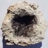 Quartz, Hematite<br />Friedrichroda, Gotha District, Thuringia/Thüringen, Germany<br />3 x 3 cm<br /> (Author: Volkmar Stingl)