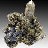 Fluorapatite, Sphalerite, Quartz, Muscovite, Siderite<br />Minas da Panasqueira, Aldeia de São Francisco de Assis, Covilhã, Castelo Branco, Cova da Beira, Centro, Portugal<br />14 cm x 12 cm x 7 cm<br /> (Author: silvia)