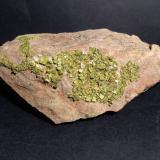 Autunite<br />Saint-Symphorien-de-Marmagne, Montcenis, Autun District, Saône-et-Loire, Bourgogne-Franche-Comté, France<br />17,5 x 10 cm<br /> (Author: Sante Celiberti)