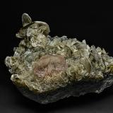 Fluorite, Muscovite<br />Chumar Bakhoor, Hunza Valley, Nagar District, Gilgit-Baltistan (Northern Areas), Pakistan<br />9.2 x 7.0 cm<br /> (Author: am mizunaka)