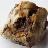 Quartz, limonite after Hematite<br />Möseralm, Fiss, Landeck District, North Tyrol, Tyrol/Tirol, Austria<br />5 x 4,5 cm<br /> (Author: Volkmar Stingl)