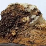 Quartz, limonite after Hematite (variety iron rose)<br />Möseralm, Fiss, Landeck District, North Tyrol, Tyrol/Tirol, Austria<br />6,5 x 4,5 cm<br /> (Author: Volkmar Stingl)