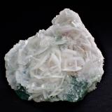 Calcite, Fluorite<br />Yaogangxian Mine, Yizhang, Chenzhou Prefecture, Hunan Province, China<br />96 mm x 88 mm x 85 mm<br /> (Author: Don Lum)