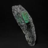 Beryl (variety emerald)<br />Curlew Emerald Mine, Shaw River, East Pilbara Shire, Pilbara Region, Western Australia, Australia<br />6.0 x 1.9 cm<br /> (Author: am mizunaka)