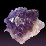 Fluorite and Quartz<br />Berbes mining area, Berbes, Ribadesella, Comarca Oriente, Principality of Asturias (Asturias), Spain<br />73 mm x 67 mm x 43 mm<br /> (Author: Firmo Espinar)