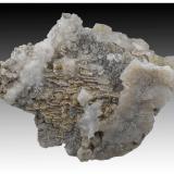 Siderite, Quartz, Dolomite, Muscovite, Pyrite<br />Minas da Panasqueira, Aldeia de São Francisco de Assis, Covilhã, Castelo Branco, Cova da Beira, Centro, Portugal<br />11 cm x 8 cm x 7 cm<br /> (Author: silvia)