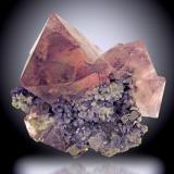 Fluorite on Pyrite with Galena
Huanzala Mine, Dos de Mayo, 
Huanuco Dept. Peru
7.1 x 7.0 x 4.7 cm (Author: Gail)