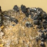 Bournonite, Marcasite, Calcite, Quartz<br />Herja Mine, Chiuzbaia, Baia Sprie, Maramures, Romania<br />14 x 12 cm<br /> (Author: Sante Celiberti)