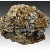 Siderite, Fluorapatite, Quartz, Arsenopyrite, Pyrite<br />Minas da Panasqueira, Aldeia de São Francisco de Assis, Covilhã, Castelo Branco, Cova da Beira, Centro, Portugal<br />14 cm x 11 cm x 8 cm<br /> (Author: silvia)