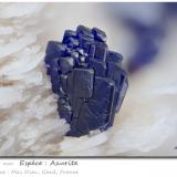 Azurite<br />Mas Dieu, Mercoirol, Alès, Gard, Occitanie, France<br />fov 2.5 mm<br /> (Author: ploum)