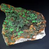 Conichalcita (Conicalcita)Concesión La Reconquistada, Pastrana, Mazarrón, Comarca Alto Guadalentín, Región de Murcia (Murcia), España8 x 7 cm. (Autor: Antonio P. López)