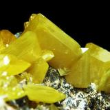 WulfenitaSidi Amer, Touissit, Distrito Touissit, Provincia Jerada, Región Oriental, Marruecos5 x 4 cm. (Autor: javier ruiz martin)