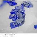 Azurite<br />Mas Dieu, Mercoirol, Alès, Gard, Occitanie, France<br />fov 1.56 mm<br /> (Author: ploum)