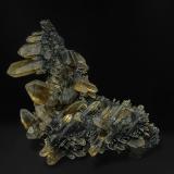 Quartz (variety smoky quartz), Feldspar<br />Erongo Mountain, Usakos, Erongo Region, Namibia<br />12.0 x 8.0 cm<br /> (Author: am mizunaka)
