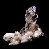 Quartz-AlbiteCorral del Veleta, Sierra Nevada, Güéjar Sierra, Comarca Vega de Granada, Granada, Andalucía, España19x16x12mm (Author: Carlos Pareja)