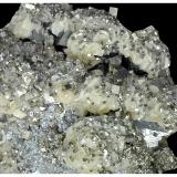 Pyrite, Arsenopyrite, SideriteMinas da Panasqueira, Aldeia de São Francisco de Assis, Covilhã, Castelo Branco, Cova da Beira, Centro, Portugal6 cm x 4 cm x 4 cm (Author: silvia)