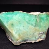 Quartz (variety chrysoprase)<br />Szklary Chrysoprase Mine, Szklary, Gmina Zabkowice Slaskie, Zabkowice Slaskie, Lower Silesian Voivodeship, Poland<br />80 x 65 mm<br /> (Author: Sante Celiberti)