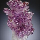 Quartz var. Amethyst
( sceptered ) 
Kanur, Chennai ( Madrass ) 
India
6.5 x 10.2 x5.0 cm (Author: Gail)