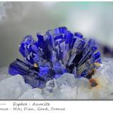 Azurite<br />Mas Dieu, Mercoirol, Alès, Gard, Occitanie, France<br />fov 8.8 mm<br /> (Author: ploum)