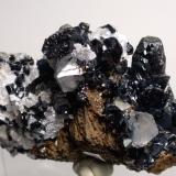 Ilvaite, Quartz, Calcite<br />Dalnegorsk, Dalnegorsk Urban District, Primorsky Krai, Russia<br />65 x 45 mm<br /> (Author: Sante Celiberti)