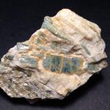 Cloritoide, Cianita<br />Colle di Cervetto, Sampeyre, Provincia Cuneo, Piamonte (Piemonte), Italia<br />66 x 47 mm<br /> (Autor: Sante Celiberti)