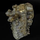 Quartz (variety smoky quartz), Orthoclase, Opal (variety hyalite)<br />Erongo Mountain, Usakos, Erongo Region, Namibia<br />14.5 x 11.0 x 9.5 cm<br /> (Author: am mizunaka)