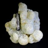 Prehnita, EpidotaLabores en Djouga, Bendougou, Commune Diakon, Arrondissement Diakon, Cercle Bafoulabé, Region Kayes, Mali7 x 6 cm. (Autor: Antonio P. López)