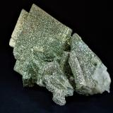 Pyrite perimorphic of Baryte<br />Bou Nahas Mine, Oumjrane mining area, Alnif Commune, Tinghir Province, Drâa-Tafilalet Region, Morocco<br />105 mm x 88 mm<br /> (Author: Don Lum)