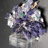 Azurite, Malachite<br />Tsumeb Mine, Tsumeb, Otjikoto Region, Namibia<br />85 x 75 mm<br /> (Author: Sante Celiberti)