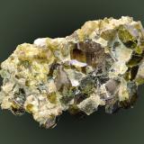 Epidote with Andradite<br />Khogyani District, Nangarhar Province, Afghanistan<br />44 mm x 28 mm x 16 mm<br /> (Author: Firmo Espinar)