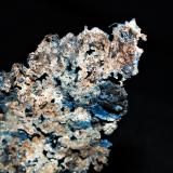 Silver with Bornite<br />Coleman Mine, Levack Township, Sudbury District, Ontario, Canada<br />4.8 x 3.5 x 1 cm<br /> (Author: Joseph DOliveira)