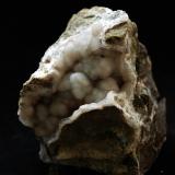 Cuarzo (variedad calcedonia)<br />Volcán Cabezo Negro de Zeneta, Murcia, Comarca Huerta de Murcia, Región de Murcia (Murcia), España<br />7.5 x 5.5 cm<br /> (Autor: Pedro Antonio)