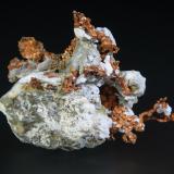 CobreCorta Santa Bárbara, Minas de Herrerías, Puebla de Guzmán, Comarca El Andévalo, Huelva, Andalucía, España6 x 5 cm. (Autor: Antonio P. López)