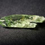 Spodumene (variety hiddenite)<br />Adams Hiddenite and Emerald Mine, Alexander County, North Carolina, USA<br />19 mm x 6 mm<br /> (Author: Don Lum)